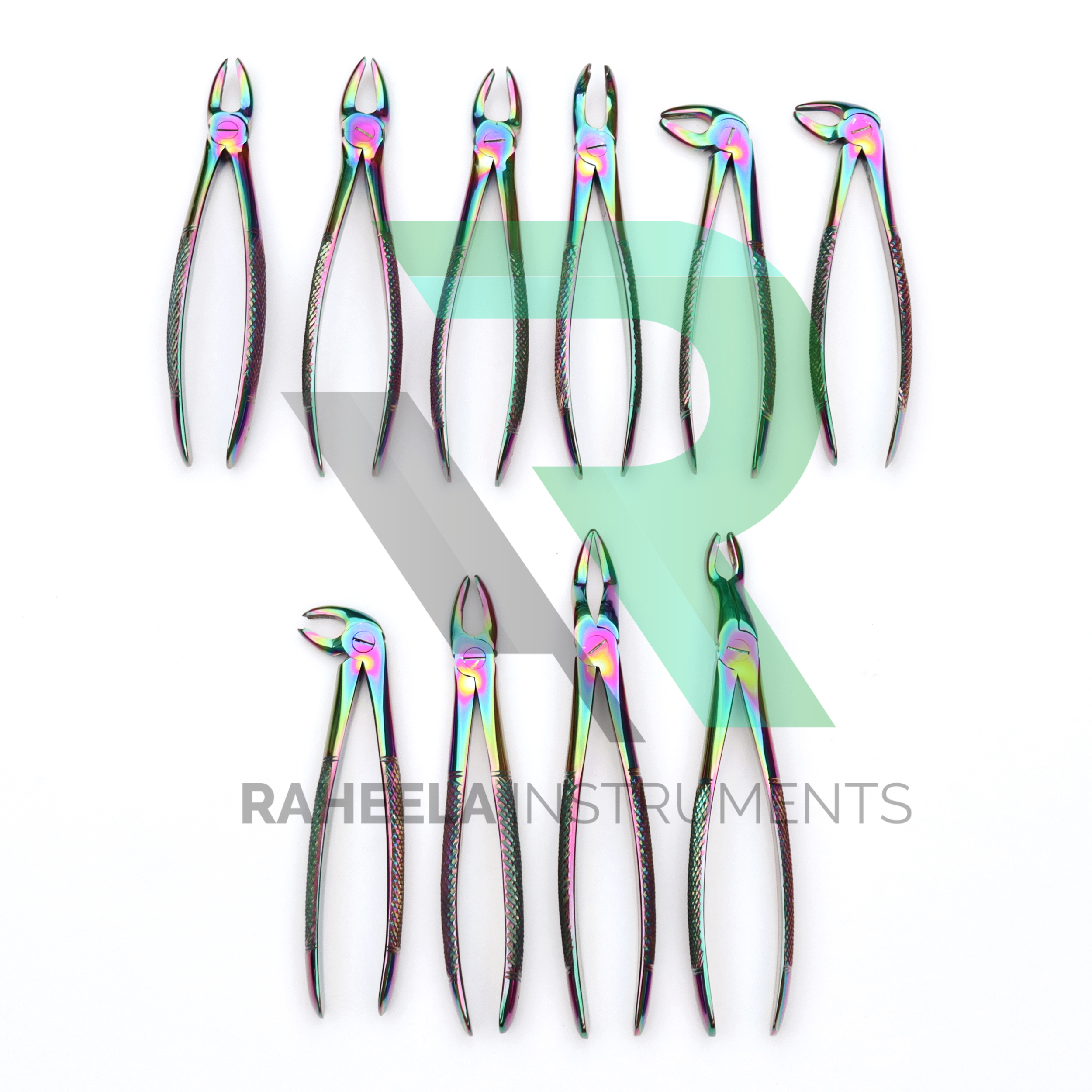 Dental Tooth Extraction Forceps For Upper Lower Molars Dentist