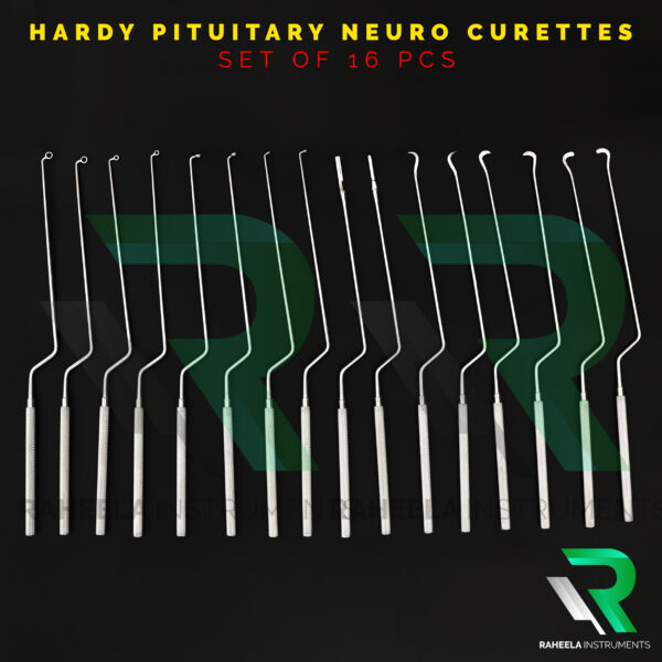 Hardy Pituitary Neuro Curettes Set Of 16 Pcs Raheela Instruments